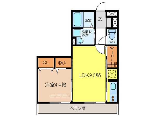 アザレ蘇原　H棟の物件間取画像